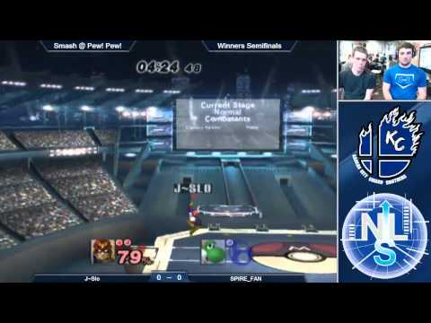 S@PP 3/2/15 Project M 3.5 Singles Winners Semis: J~Slo (Falcon, Ganondorf) Vs. SPIRE_FAN (Yoshi)