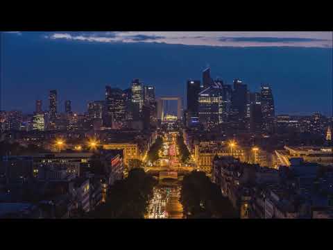 Gypsy Jazz Backing Track in Am. Paris TimeLapse in Motion.