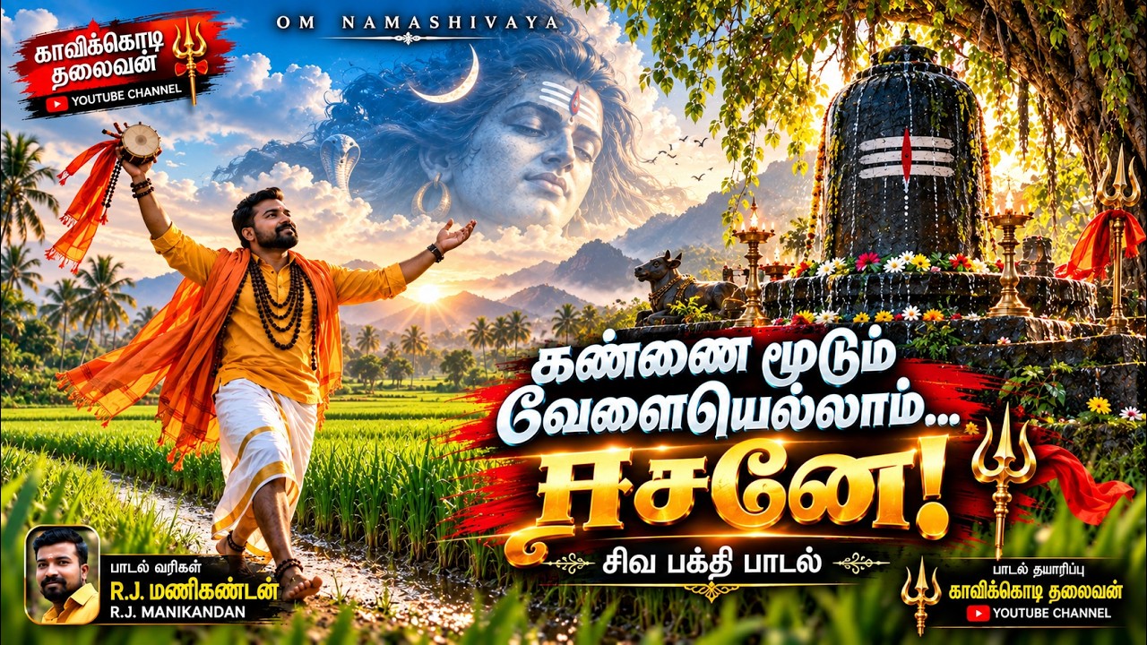 கண்ணை மூடும் வேளையெல்லாம் | Sivan Devotional Song |Tamil Shiva Bhakti Padal