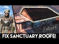 FIX SANCTUARY ROOFS IN 2024! (Fallout 4 Settlement Tips & Tricks)