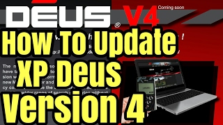 How to update XP Deus to V4