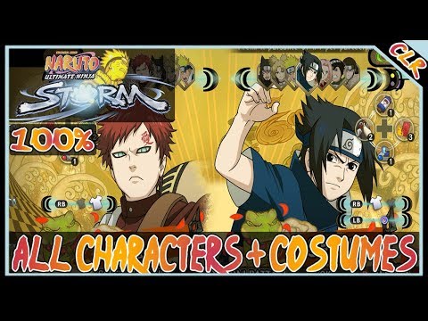 NARUTO Ultimate Ninja STORM Legacy - 100% ALL CHARACTERS + COSTUMES - ITA PC UWQHD 2K