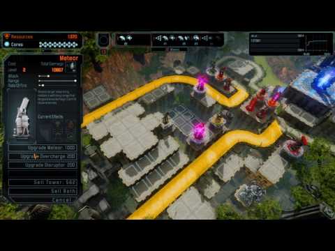Defense Grid 2 - Mission 7 - Split Decision - Limited Towers - Normal - Gold
