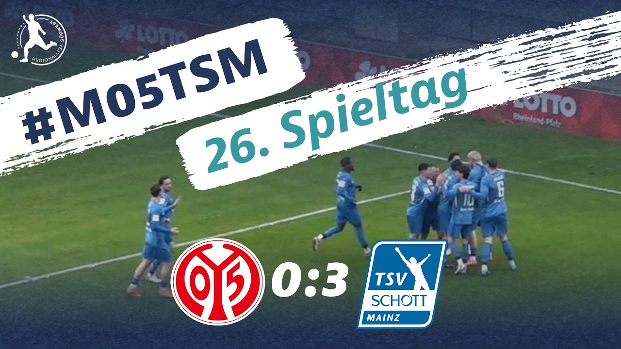 1. FSV Mainz 05 II U23 vs TSV Schott Mainz Highlights