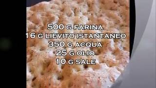 Focaccia con lievito istantaneo - ricetta semplice e veloce