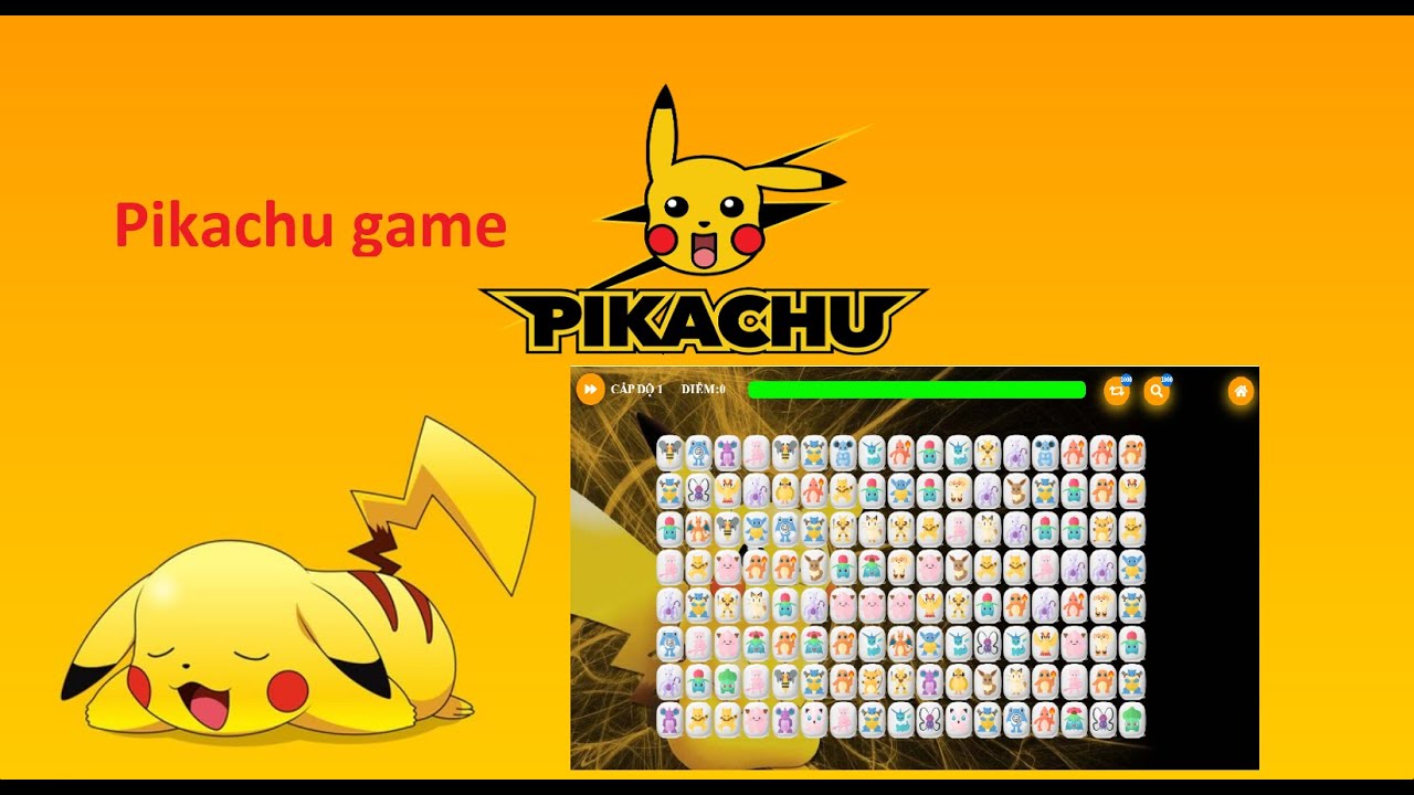 Pikachu game project [HTML/CSS/JS]
