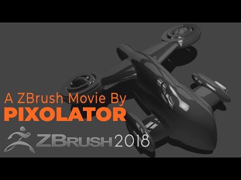 Project Primitive VTOL Aircraft Time Lapse by Pixolator - ZBrushCentral