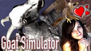 I AM REAL FALCON LOVER!! (Plus Zombies) - Goat Simulator Funny Moments Part 8