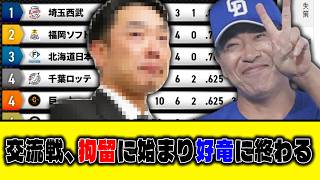 【6月14日】交流戦、拘留に始まり好竜に終わる【交流戦順位表】