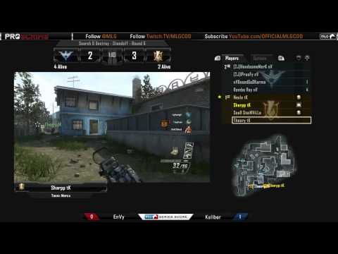 EnVyus Vs Team Kaliber. Game 2 MLG PRO SCRIMS