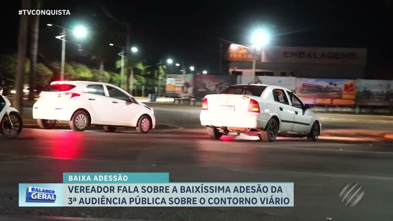 Vereador critica baixa participação em audiência sobre o Contorno Viário em LRV