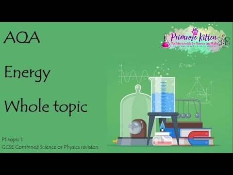 The Whole of AQA - ENERGY. GCSE 9-1 Physics or Combined Science Revision Topic 1 for P1