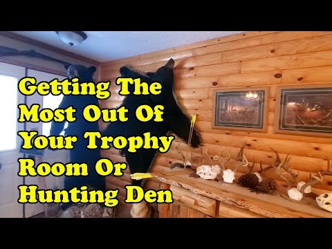 YouTube video about: How to hang a bear rug on the wall?