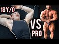 Teen Tries PRO Bodybuilder Leg Workout *dumb idea*