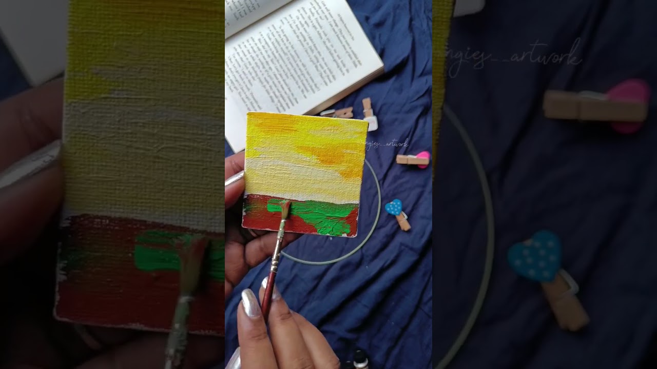 Canvas series ❤️ #artist #art #shorts #acrylicpaint #acrylicpainting #painting #canvas #trending #fy