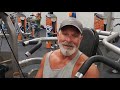 Coach Bill shows how he does shoulder press machine