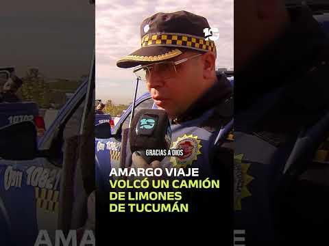 CAMIÓN VOLCÓ EN LA VARIANTE JUÁREZ CELMAN