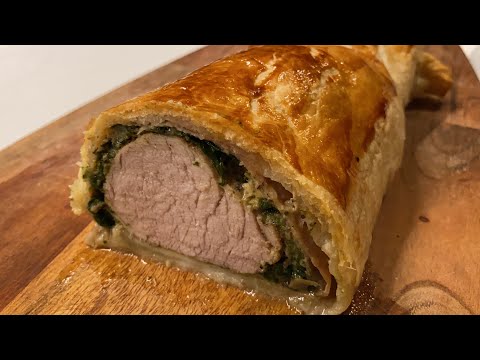 Easy and Cheap Wellington Recipe, Pork Wellington in Puff Pastry