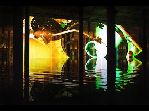 Anri Sala: Time No Longer, 3D PROJECTION GAUZE at Buffalo Bayou Park Cistern, Houston/Texas