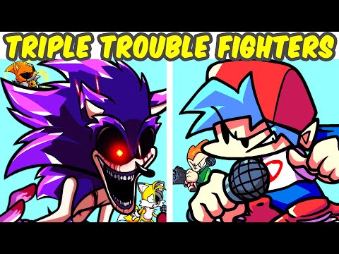 FNF VS TripleTrouble Cover VS Fighters VS Xenophanes (WIP) (MOD/Sonic EXE) | Friday Night Funkin