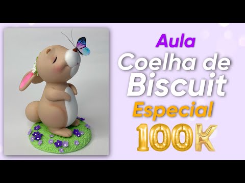Aula Coelha de Páscoa de Biscuit | Especial 100k @AlmirNascimento