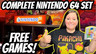Free Games?! Almost A Worldwide Nintendo 64 Set…