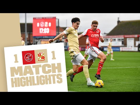 Extended Highlights: Fleetwood Town 1-1 Swindon Town