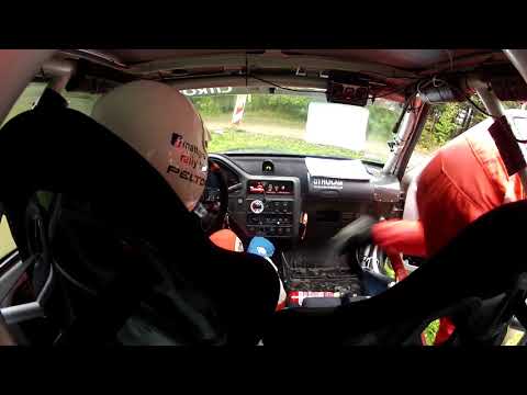 63 Rajd Wisły - 23.09.2017 - OS7 Koniaków AWARIA - M. Karzyński / G. Mortek - Peugeot 106 / PPC