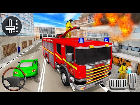 NY City FireFighter Simulator - Fire Truck Driver Rescues 3D - Android Gameplay