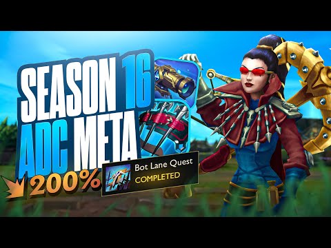 BUILDS, RUNES and TIERS for ALL ADCs SEASON 16!!