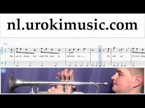 Trompetles OneRepublic - Future Looks Good Trompetles Muzieknoten Cursus Deel#2 um-374