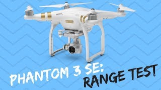 Video thumbnail for DJI Phantom 3 SE Range Test [2018] - how far will it fly? by Tech4All