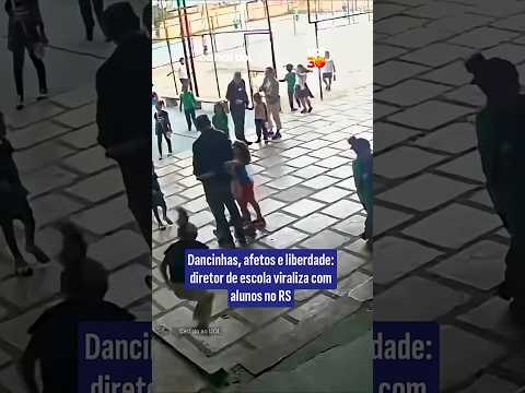 Diretor de escola viraliza com alunos no RS