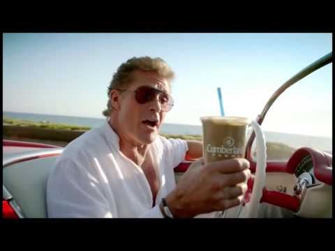 David Hasselhoff Thirsty for Love Cumberland commercial