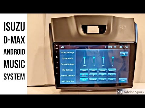 Isuzu dmax  bluetooth android car stereo