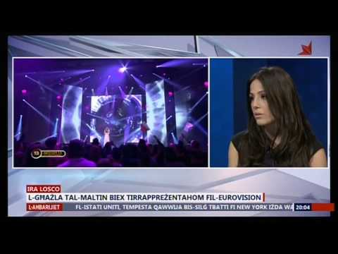 Ira Losco wins MESC 2016 - TVM News Coverage