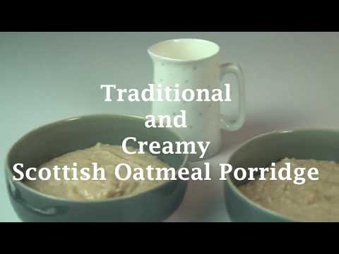 How to make traditional and creamy Scottish oatmeal porridge