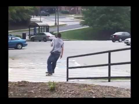 Positiv and Green Trucks pro Rodney Jones part in the Charmcity Skatepark Video "Progress" 2006