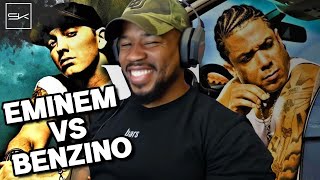 MARSHALL MONDAY - EMINEM&#39;S BEST INTERVIEW BY FAR! EM WAS ROASTIN TF OUTTA BENZINO!