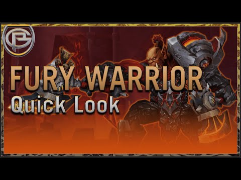 Fury Warrior - Shadowlands: Quick Look