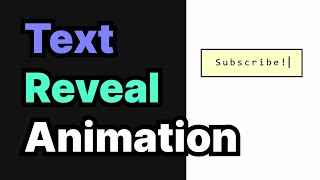 Text Reveal Effect in Button - CSS