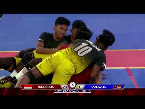 INDONESIA vs MALAYSIA Match Highlights  Bangabandhu Cup 2024 International Kabaddi Tournament