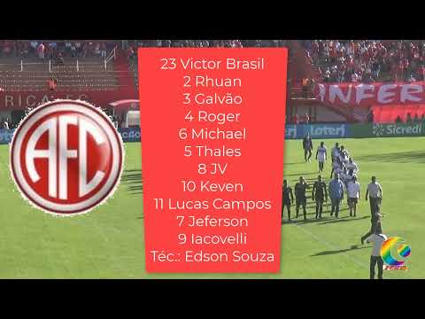 17 05 25  America 1x1 Cabofriense PROFISSIONAIS