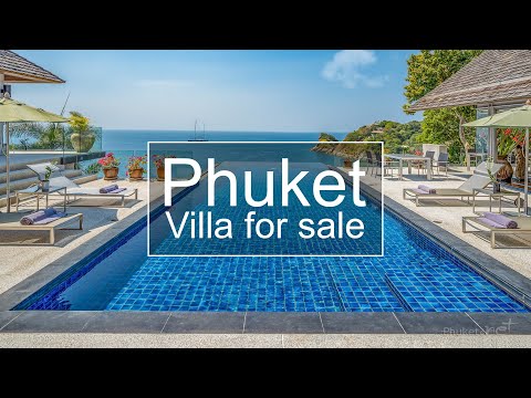 Villas For Sale: Elegant Oceanfront Pool Villa in Kamala - Phuket.Net Real Estate