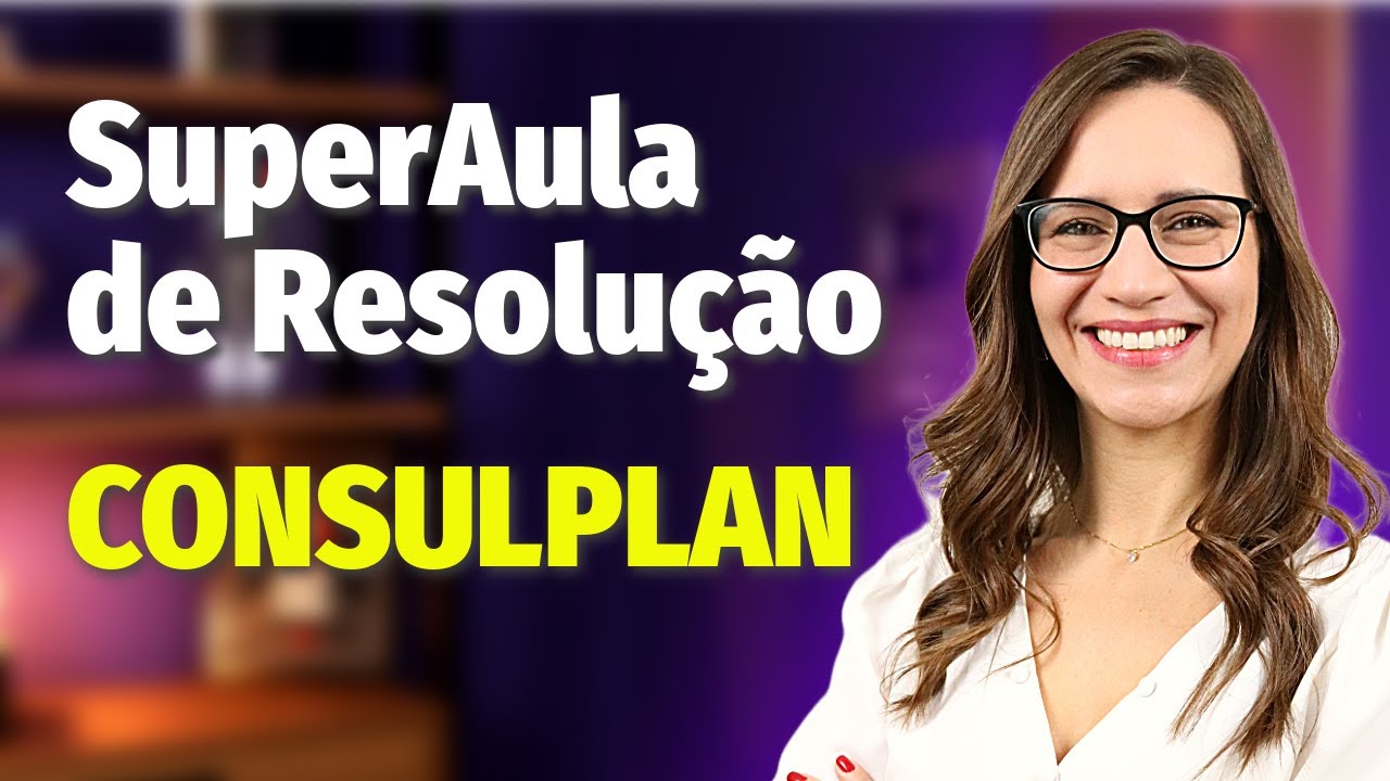 ❌✅ RESOLUÇÃO DE QUESTÕES | Banca Consulplan | CONCURSO PÚBLICO ❌✅ LIVE #4