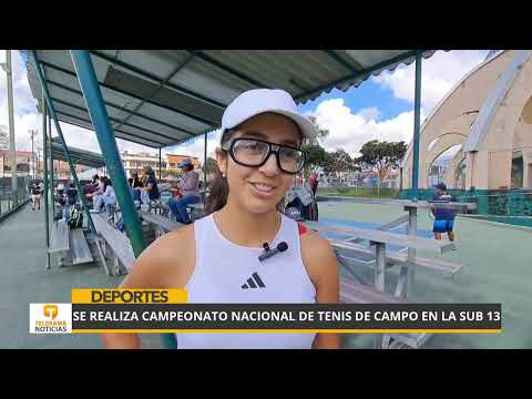 Se realiza campeonato nacional de tenis de campo en la sub 13