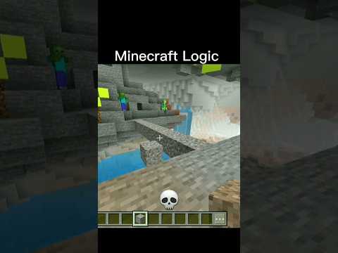 Minecraft | Minecraft Logic | Minecraft shorts #shorts