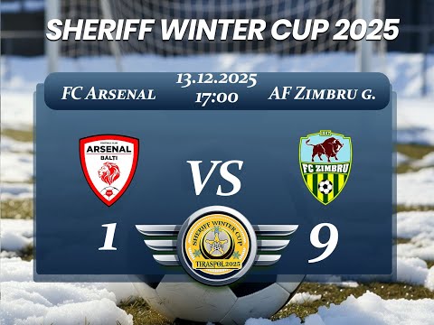 13.12.2025  FC ARSENAL BALTI  -  FC ZIMBRU   1  -  9