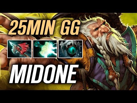 MidOne • Lone Druid • 25min GG — Pro MMR