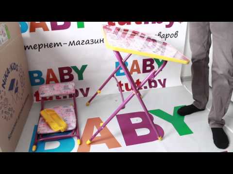 Наборы детской мебели Ника (детский столик и стульчик) КУ3